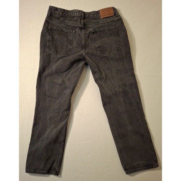 Tommy Hilfiger Jeans 36x30 Black Denim Five-Pocket Design Chino 5 Pocket Preppy - Picture 10 of 11